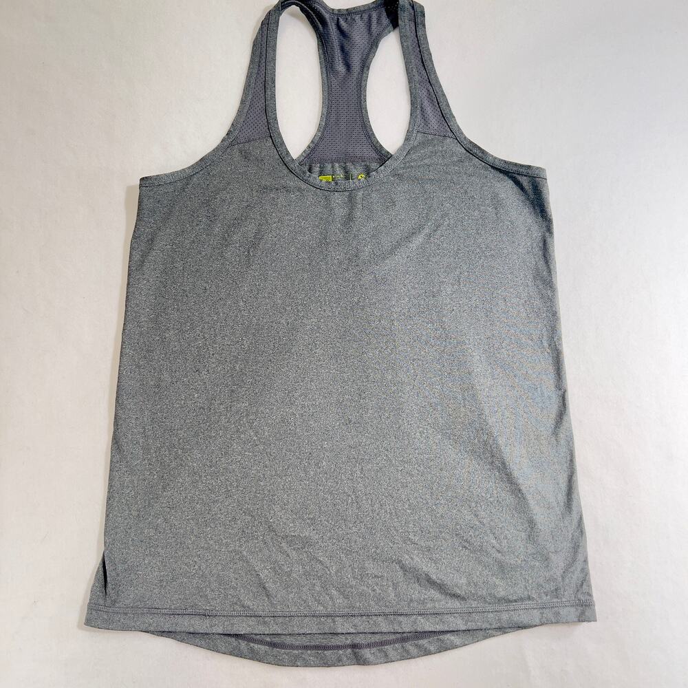 Xersion Performance Workout Top Woman's XS Slim Fit Grey Racer Back Straps Tank